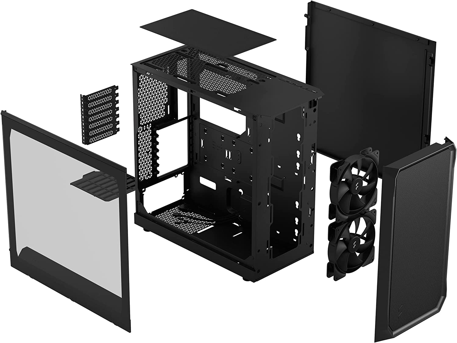 Fractal-Design Focus 2 Black Solid ATX Cabinet - image 11
