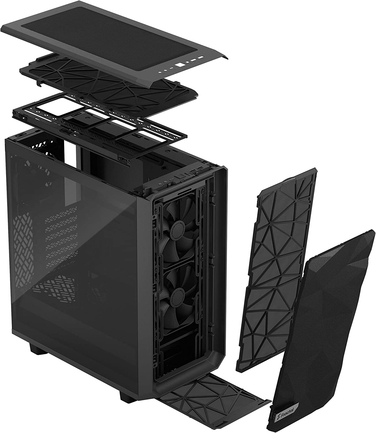 Fractal Design Meshify 2 Compact Light Cabinet Gray - image 7