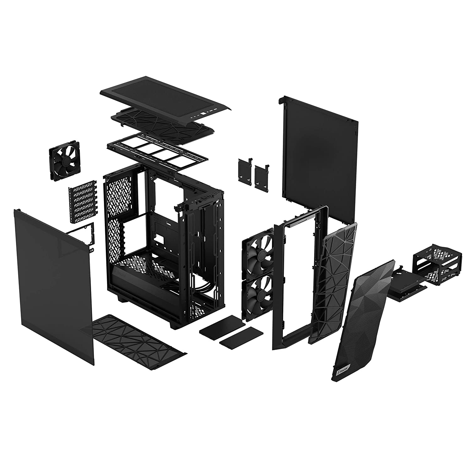 Fractal Design Meshify 2 Compact Black TG Dark Tint - image 8