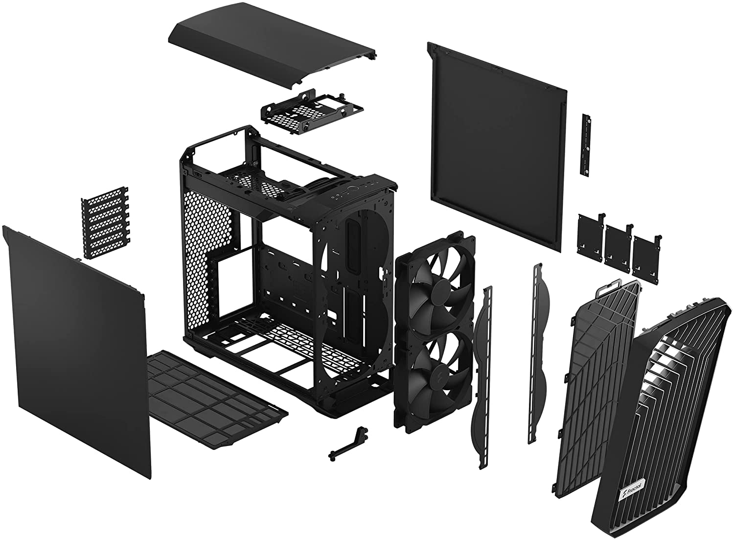 Fractal Design Torrent Compact Black Solid Cabinet - image 4