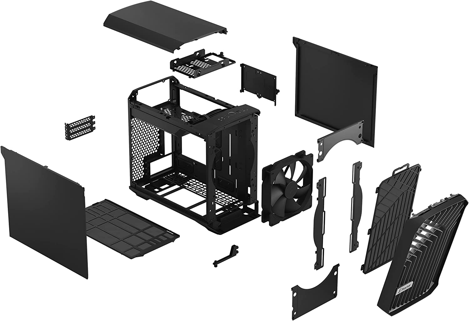 Fractal Design Torrent Nano Black Solid Computer Case - image 10