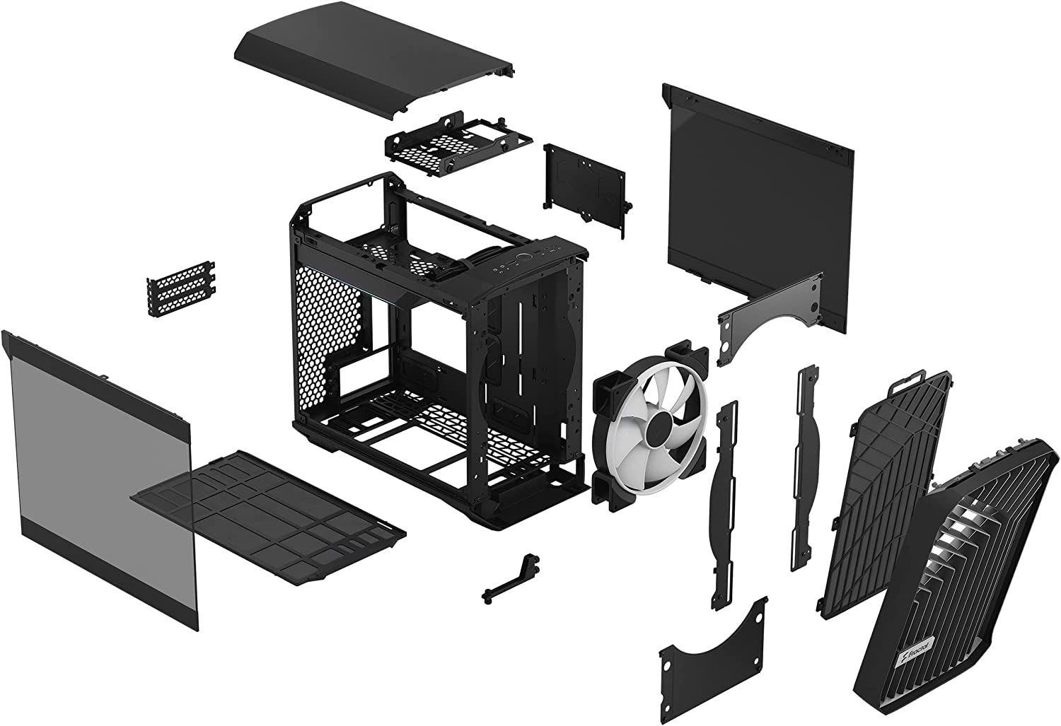 Fractal Design Torrent Nano RGB Black Computer Case - image 11