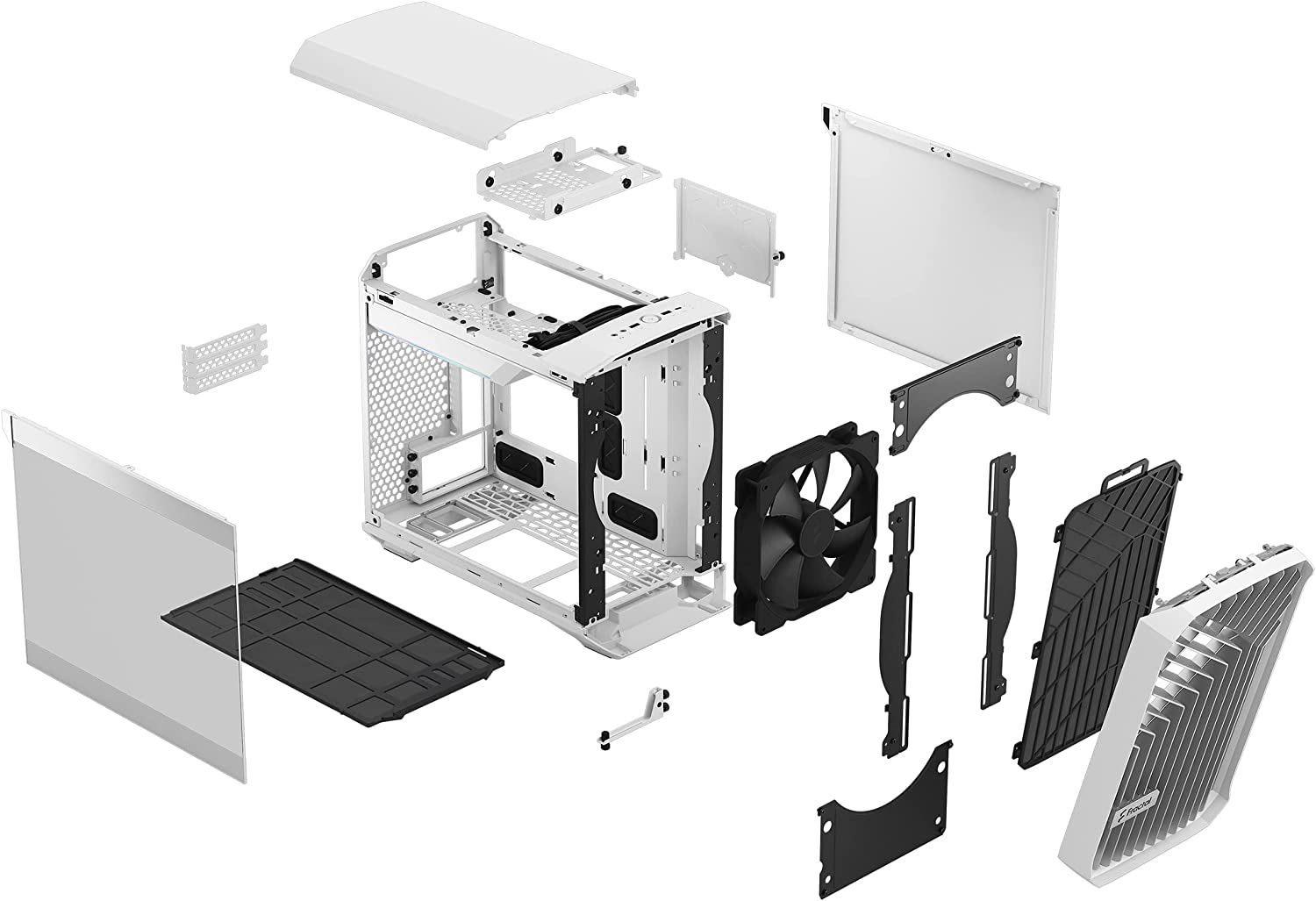 Fractal Design Torrent Nano White Computer Case - image 11