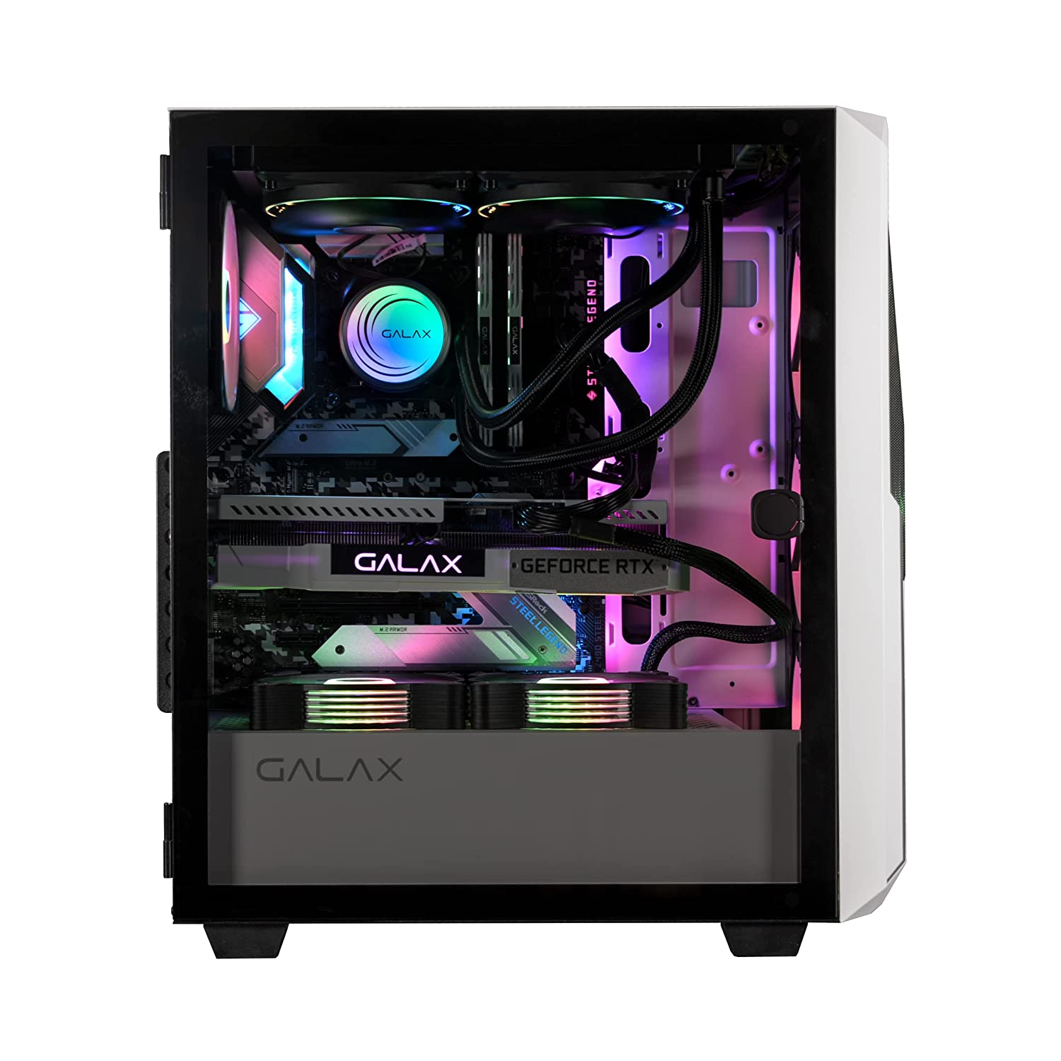 GALAX Revolution-01 White Mid Tower Gaming Case - image 3