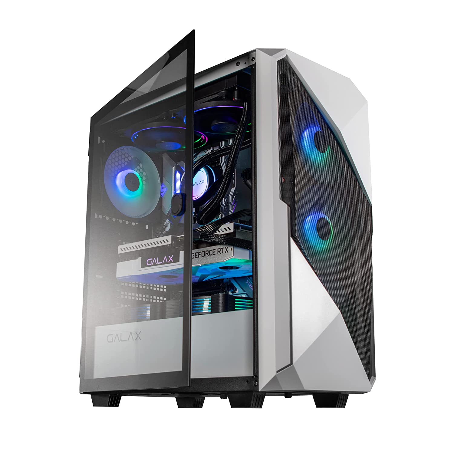 GALAX Revolution-01 White Mid Tower Gaming Case - image 8