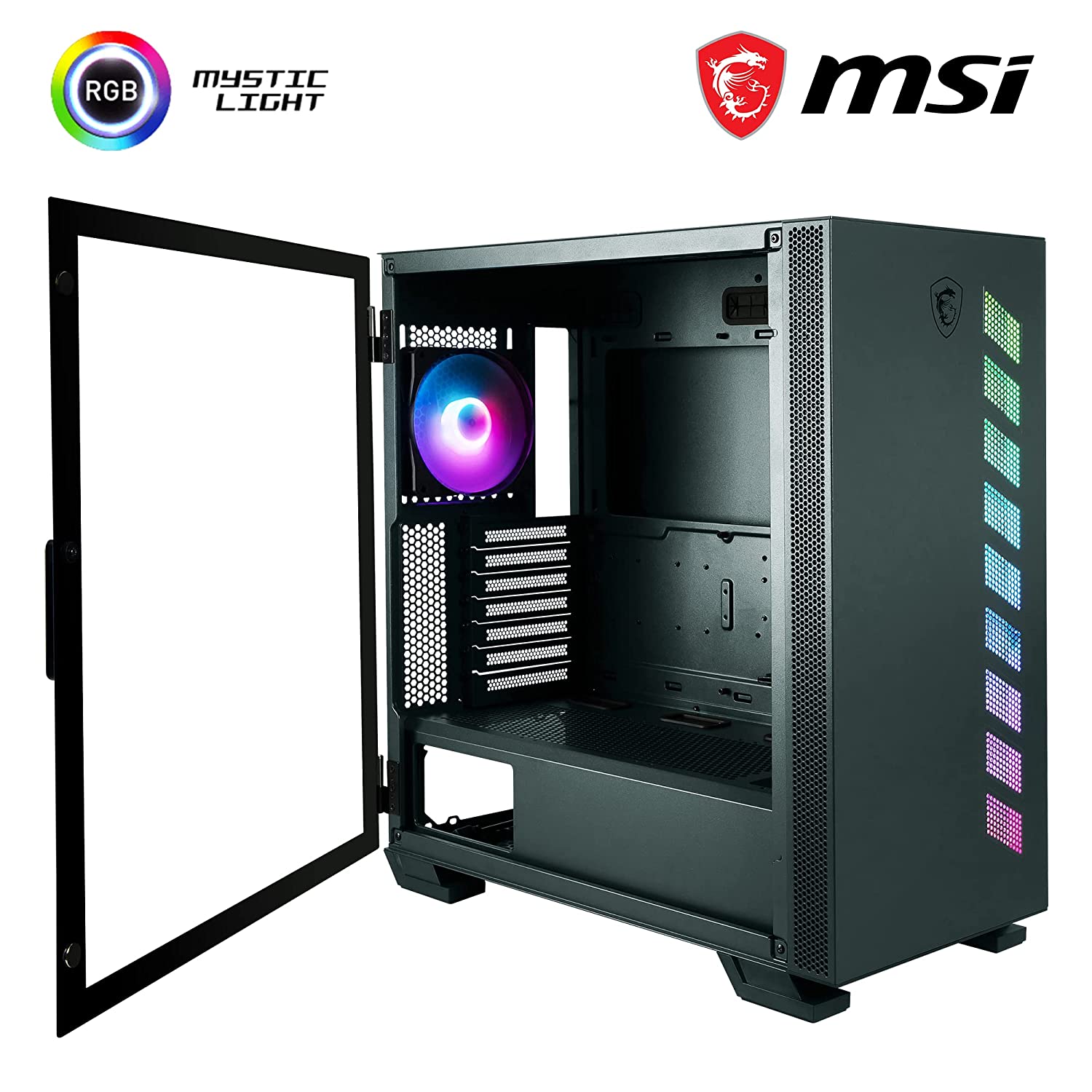 MSI Vampiric 300R Midnight Green Gaming Cabinet - image 3
