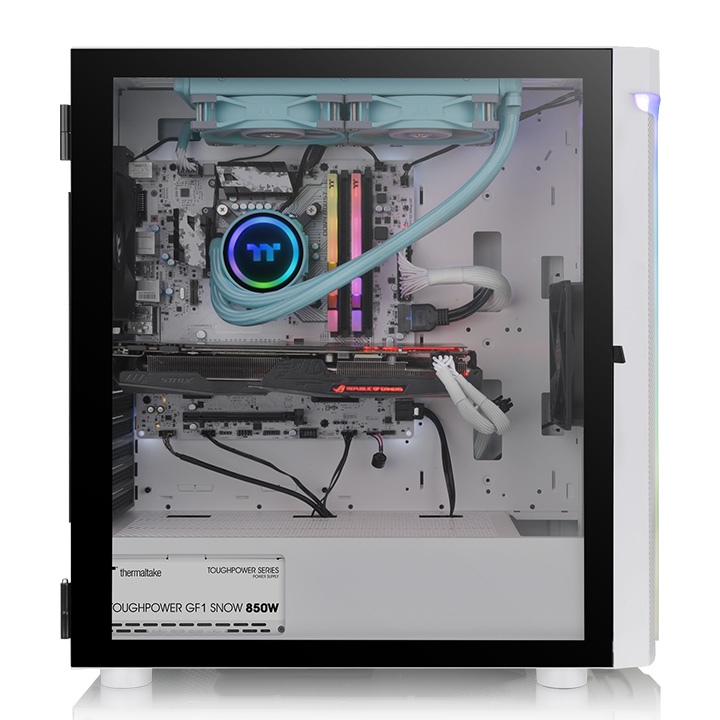 Thermaltake H590 TG Snow ARGB Mid Tower Cabinet - image 3