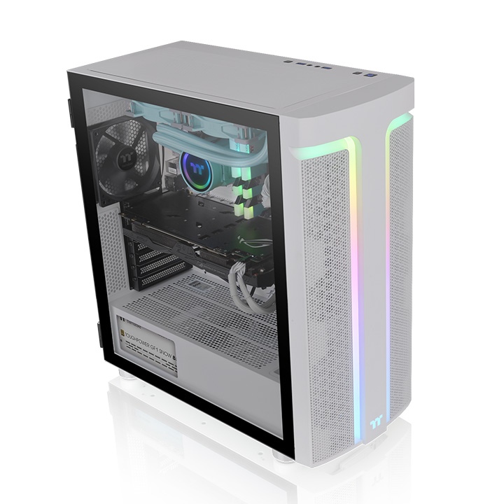 Thermaltake H590 TG Snow ARGB Mid Tower Cabinet - image 5