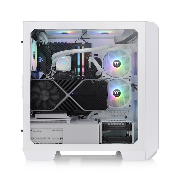 Thermaltake View 300 MX Mid Tower Snow white Cabinet - image 4
