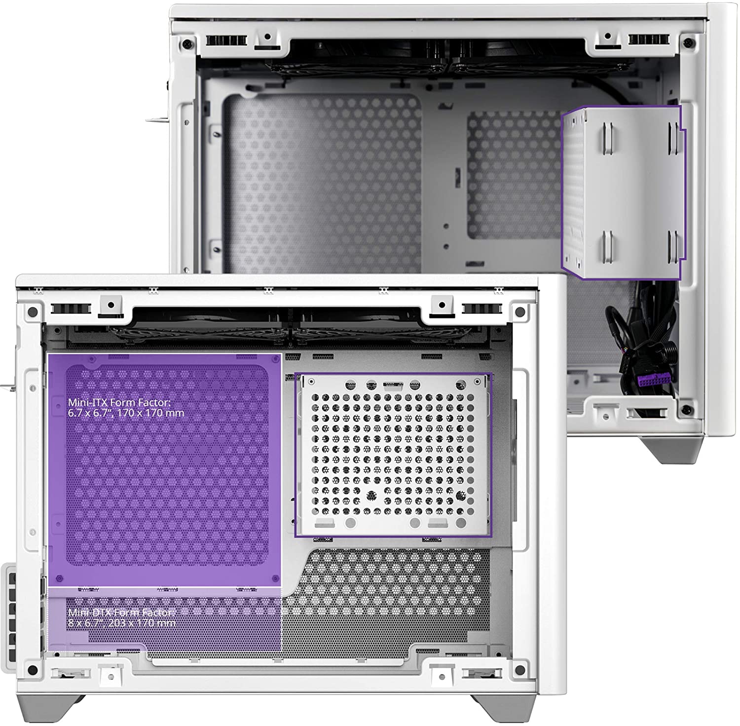 Masterbox NR200P White Mini-ITX Cabinet - image 13