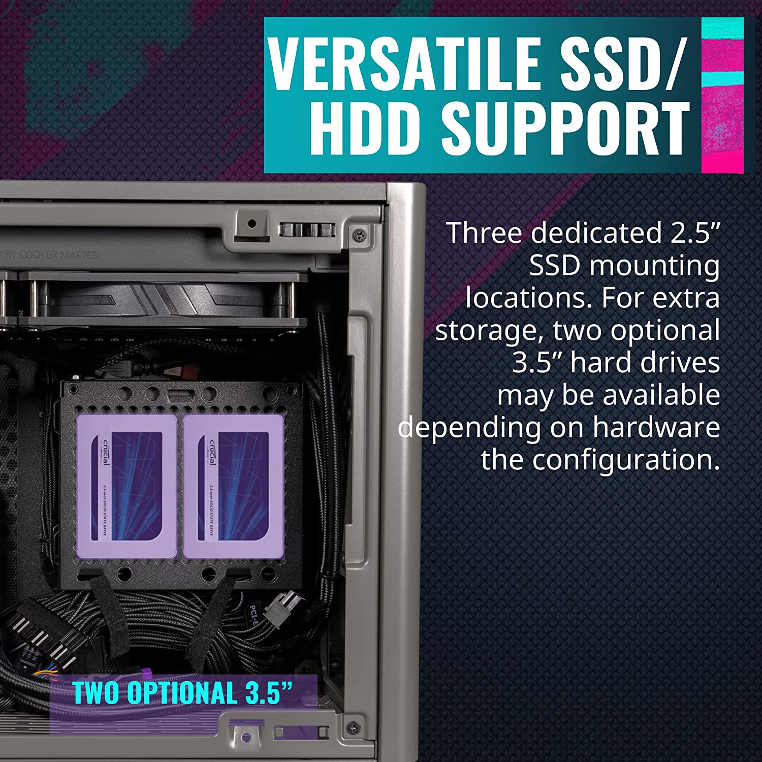 Cooler Master NR200P MAX Mini-ITX Cabinet with AIO and PSU - image 5