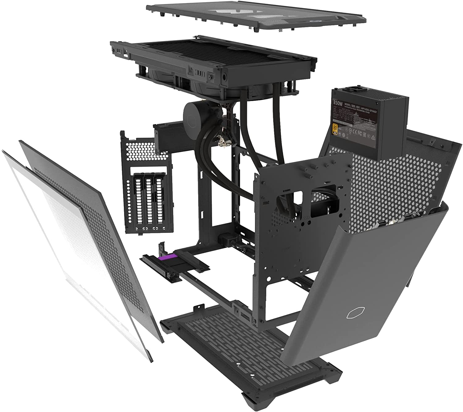 Cooler Master NR200P MAX Mini-ITX Cabinet with AIO and PSU - image 8
