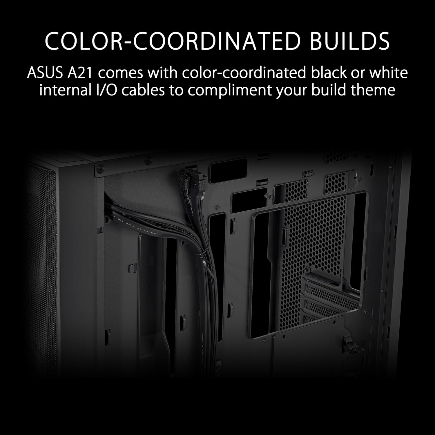 ASUS A21 Black Micro-ATX PC Case - image 6