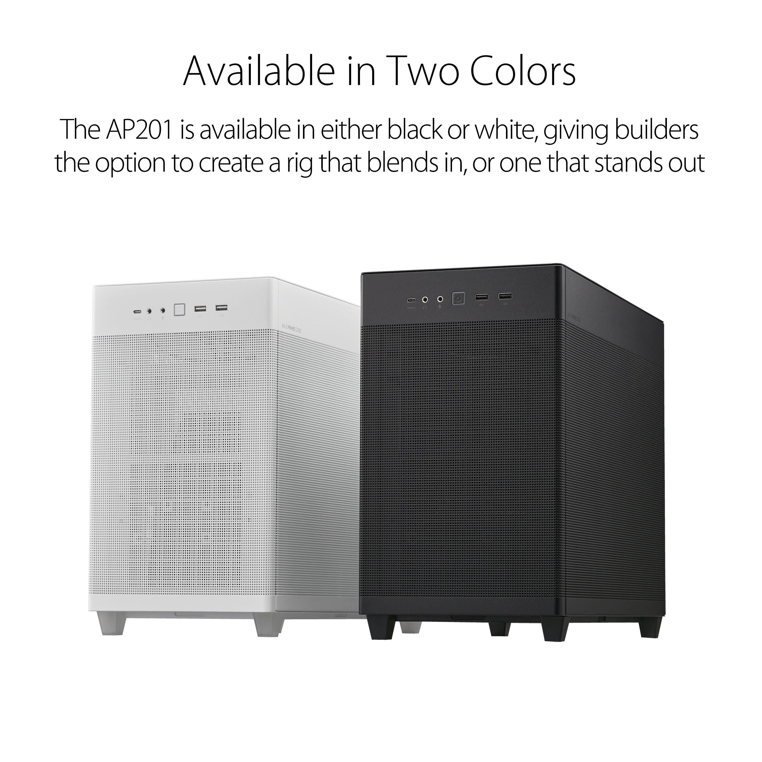 ASUS Prime AP201 Black MicroATX PC Case - image 7