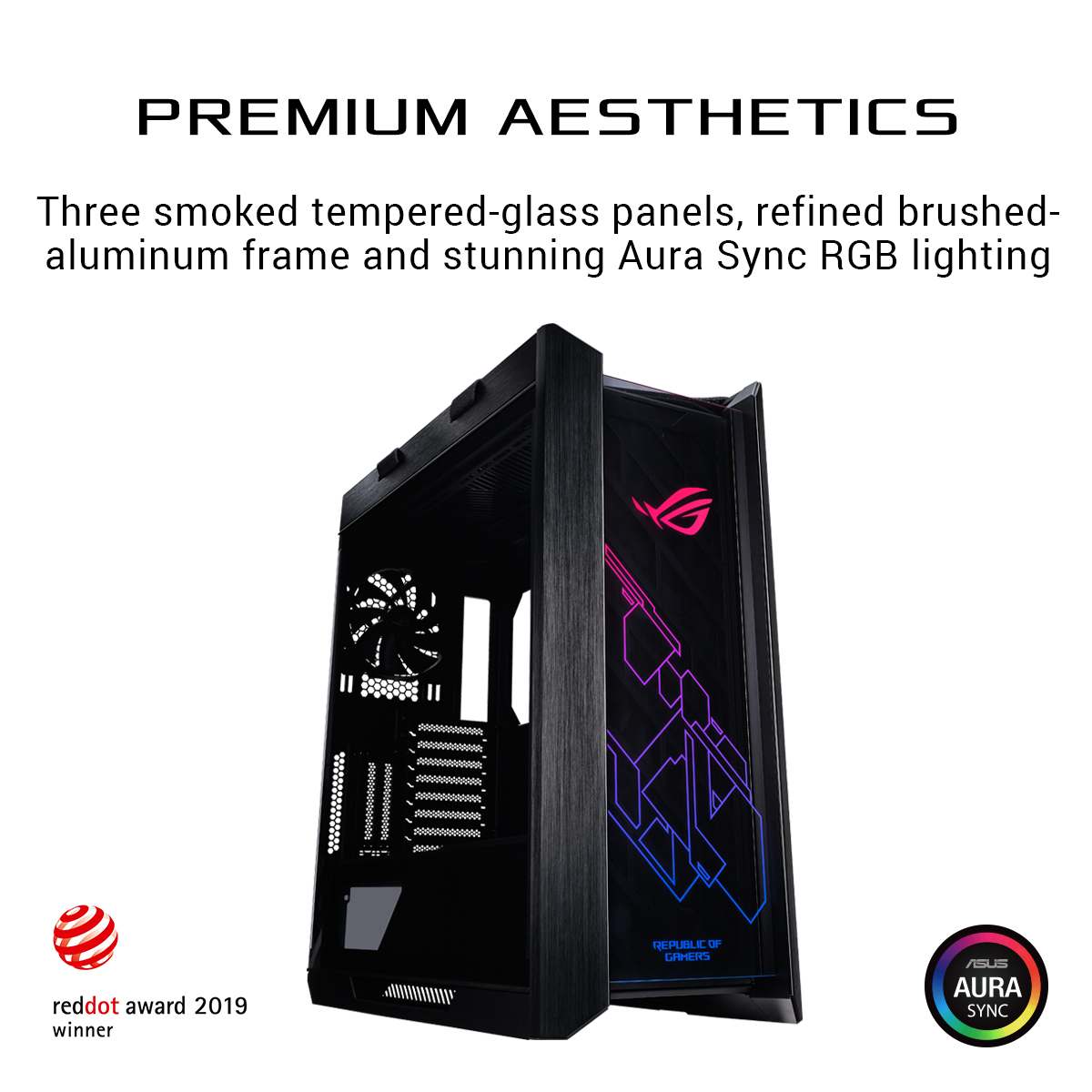 ASUS ROG Strix Helios GX601 RGB ATX/EATX Mid-Tower Case - image 2