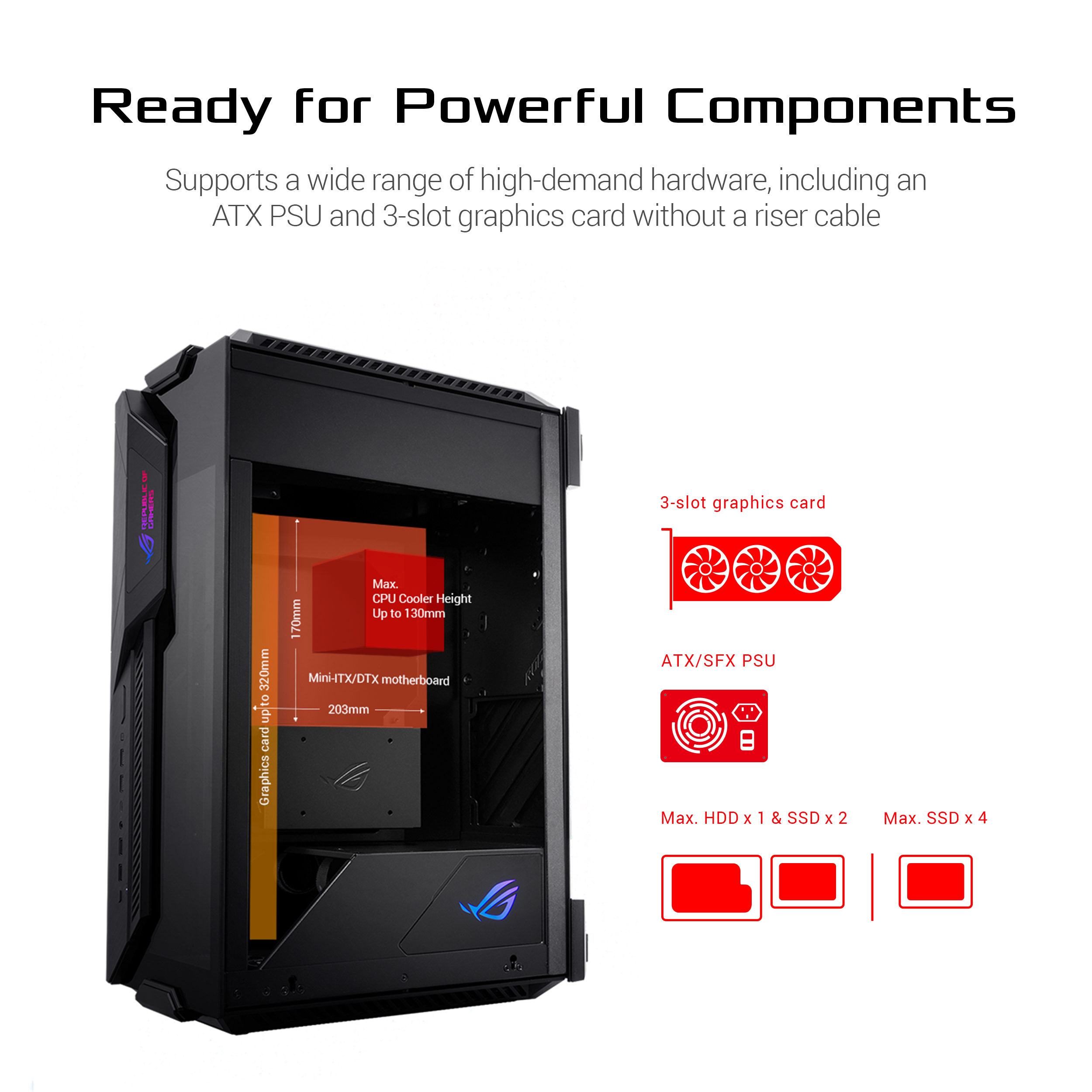 ASUS ROG Z11 Mini-ITX/DTX Gaming Case - image 5