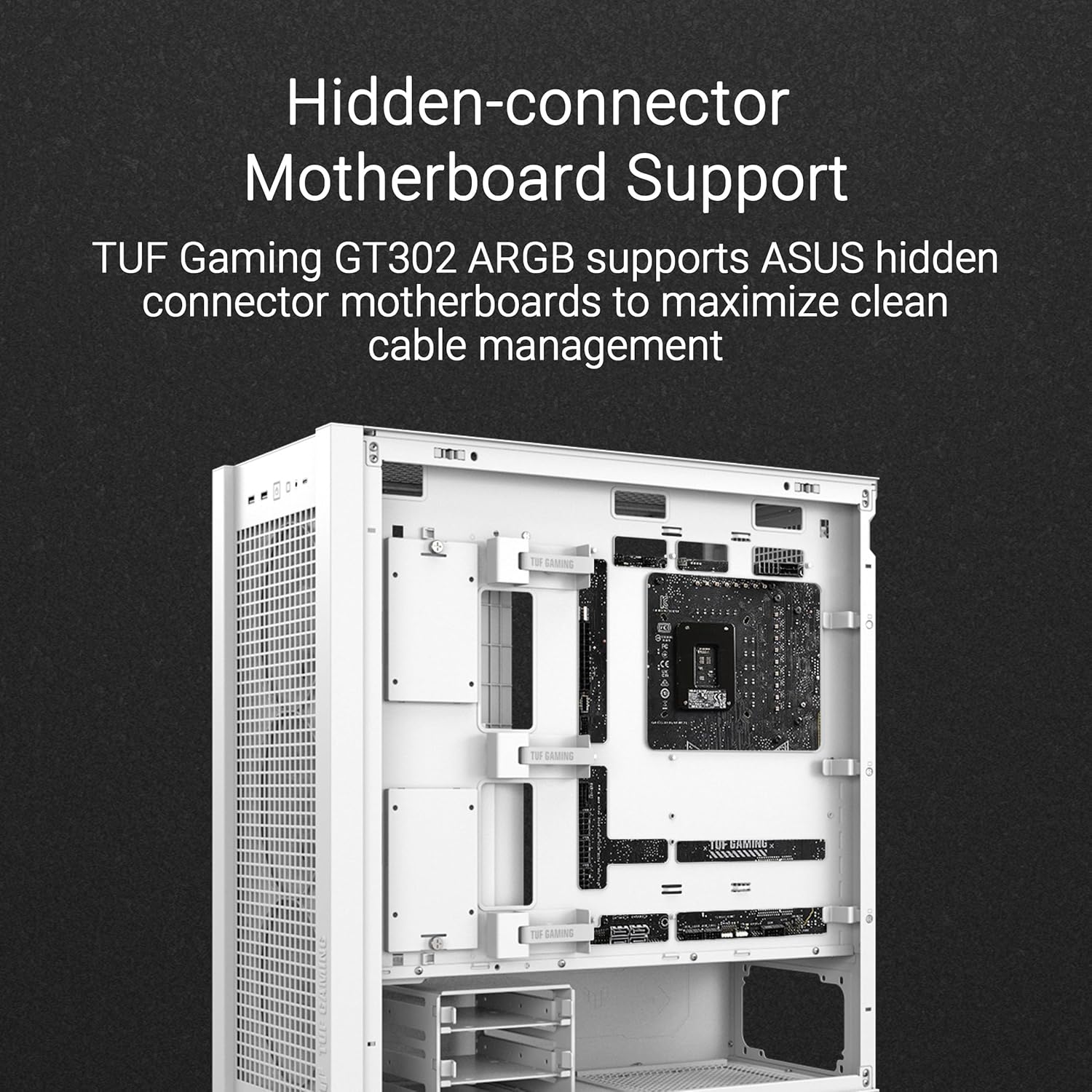 ASUS TUF Gaming GT302 ARGB White ATX Mid-Tower Case - image 5