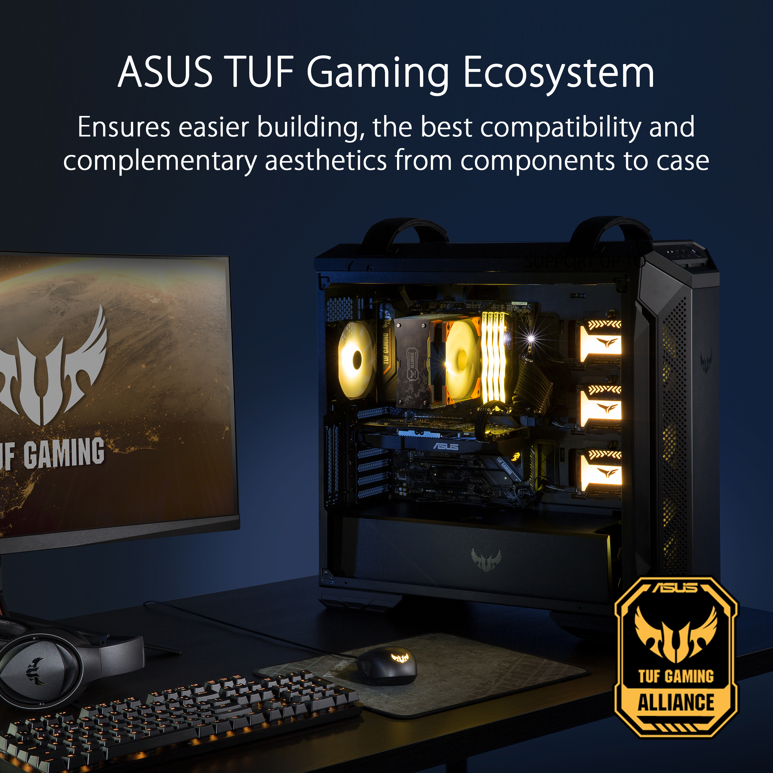 ASUS TUF Gaming GT501 EATX Tempered Glass Case - image 7
