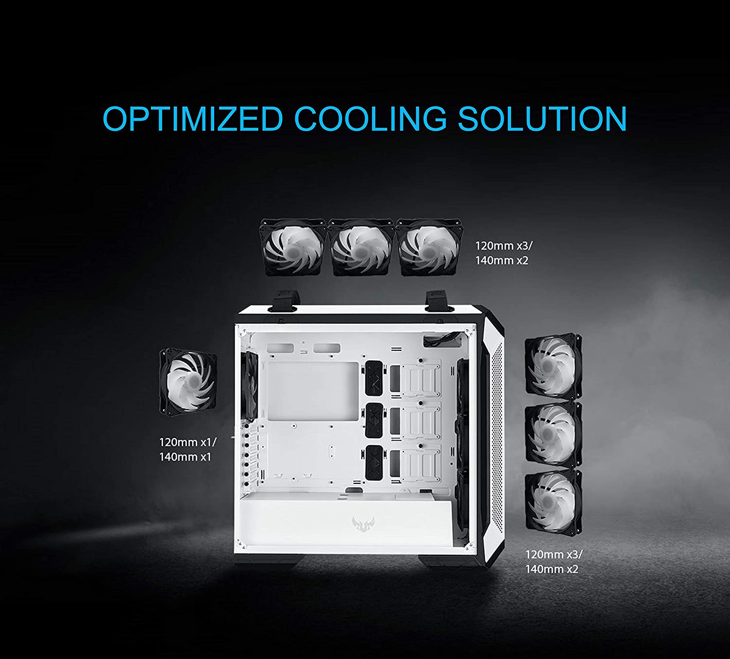 ASUS TUF Gaming GT501 White Edition EATX Case - image 5