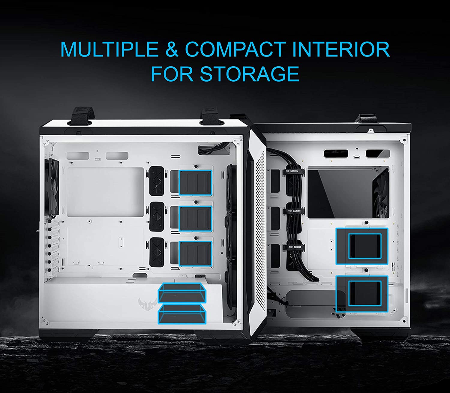 ASUS TUF Gaming GT501 White Edition EATX Case - image 9
