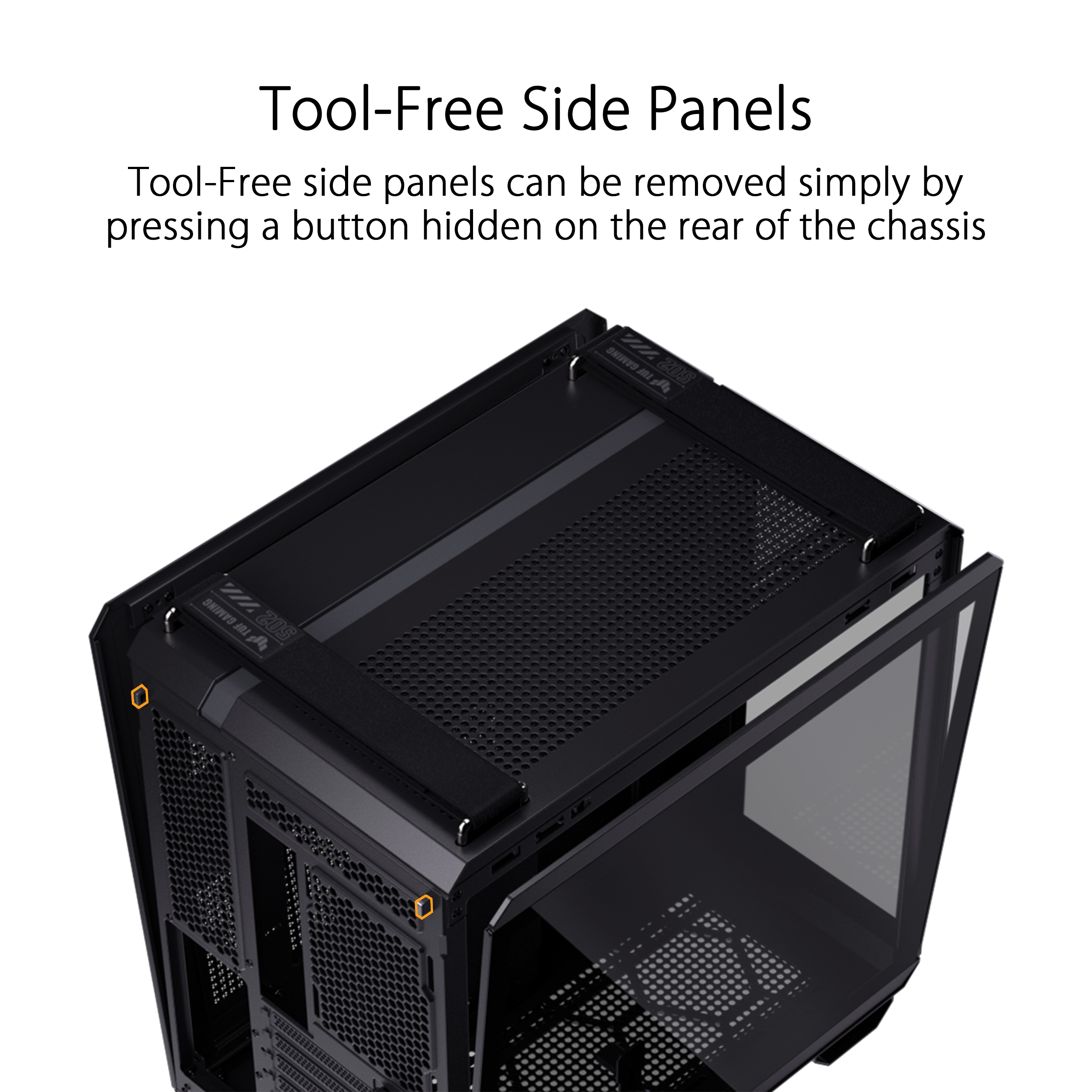 ASUS TUF Gaming GT502 Black Dual-Chamber PC Case - image 4