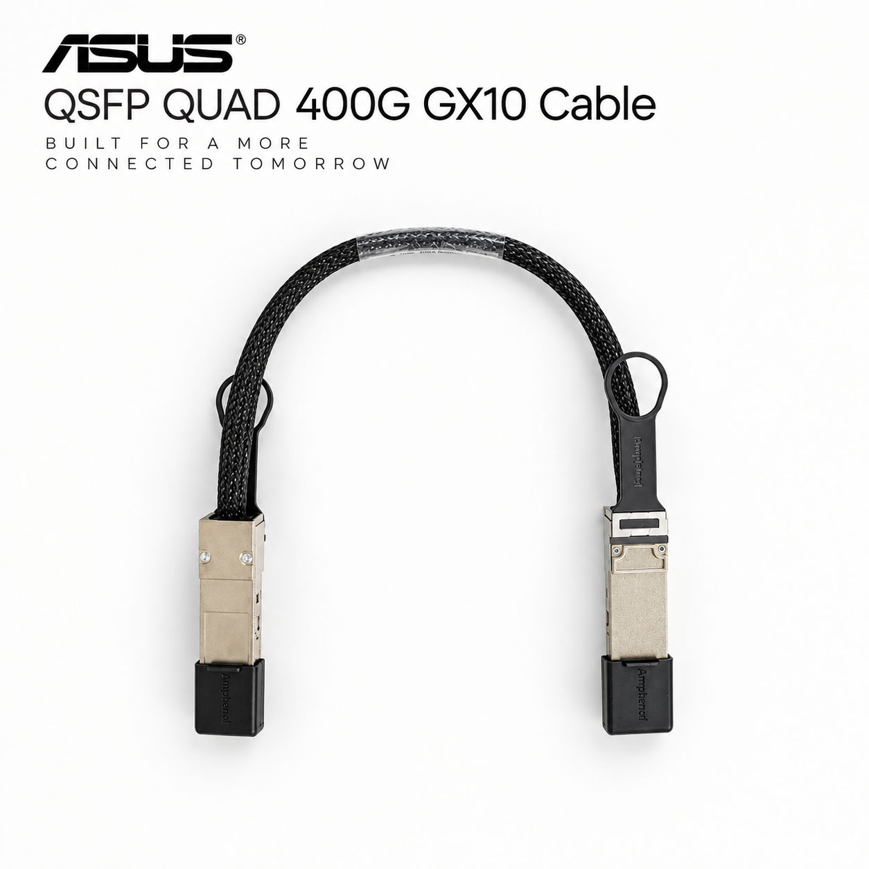 ASUS QSFP112 QUAD 400G GX10 0.4m Pluggable Cable - image 4