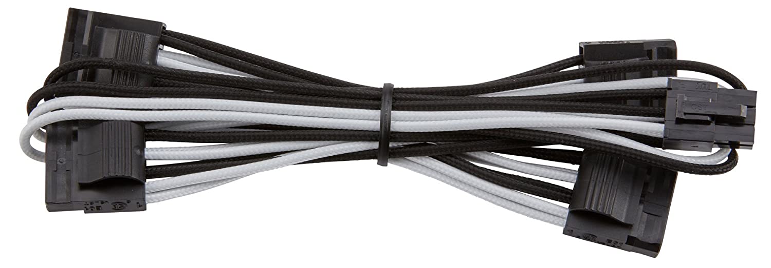 Corsair Premium PSU Individually Sleeved Cables (Black&White) - image 4