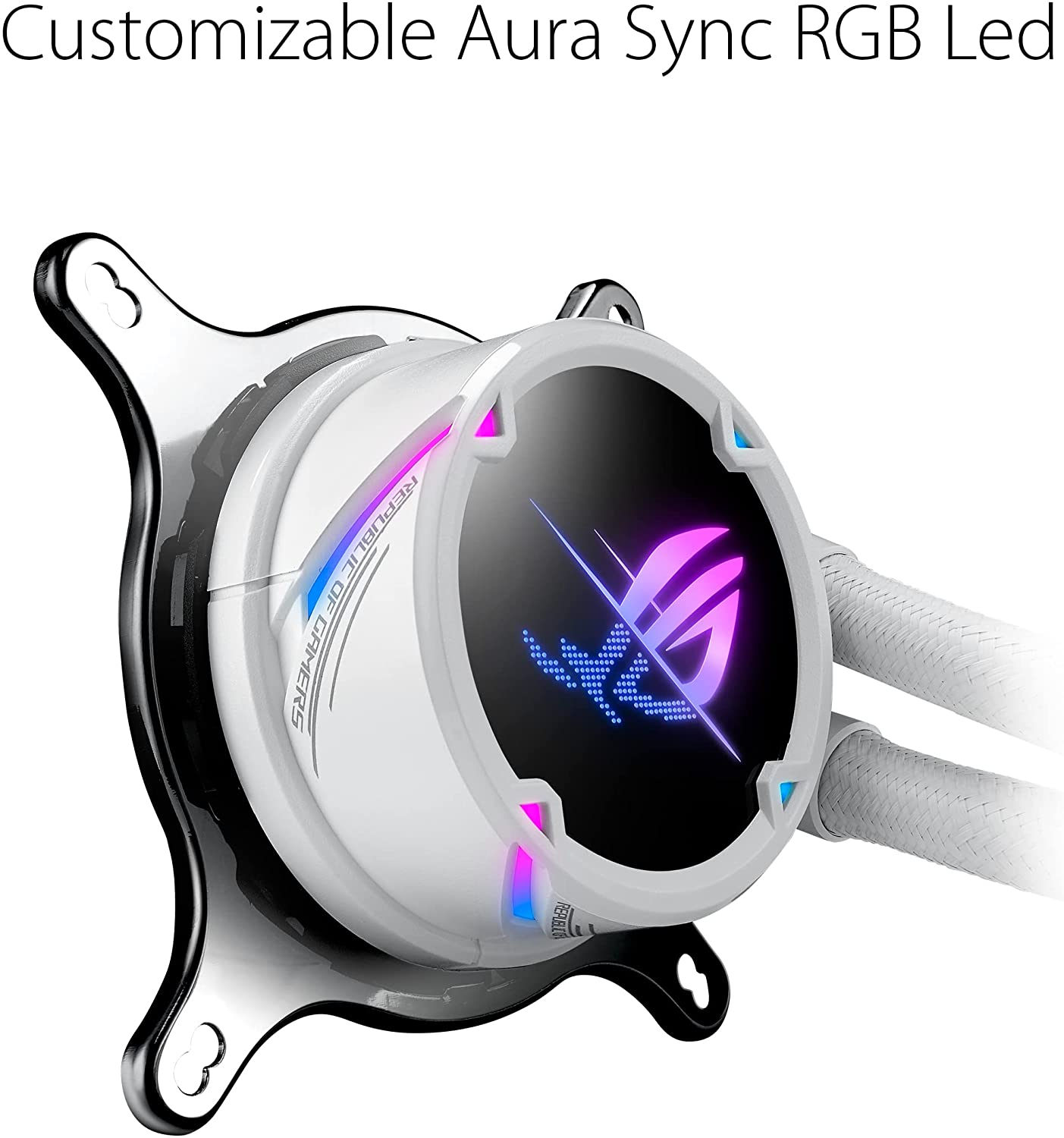 ASUS ROG STRIX LC II 360 ARGB White liquid CPU cooler - image 3