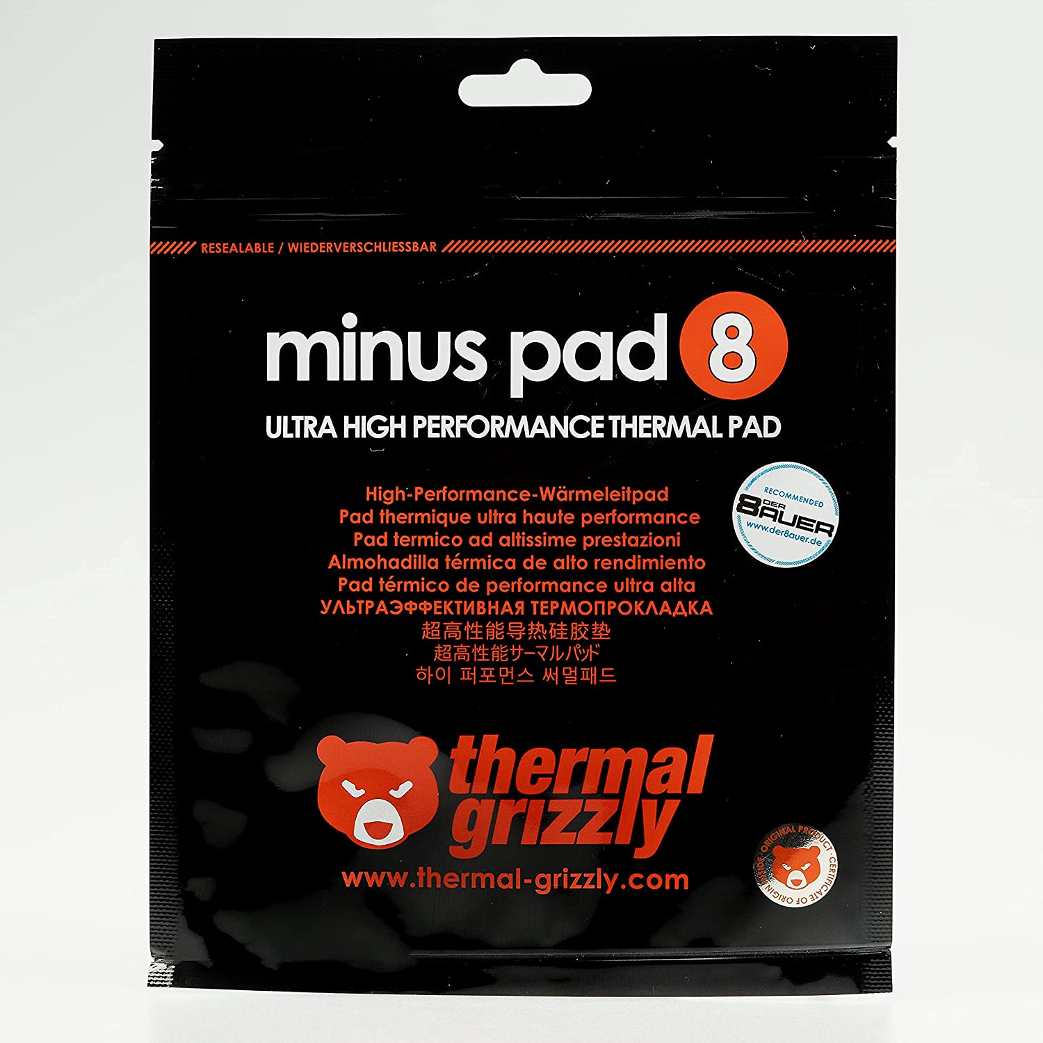 Thermal Grizzly Minus Pad 8 120 x 20 x 0.5 mm - image 3