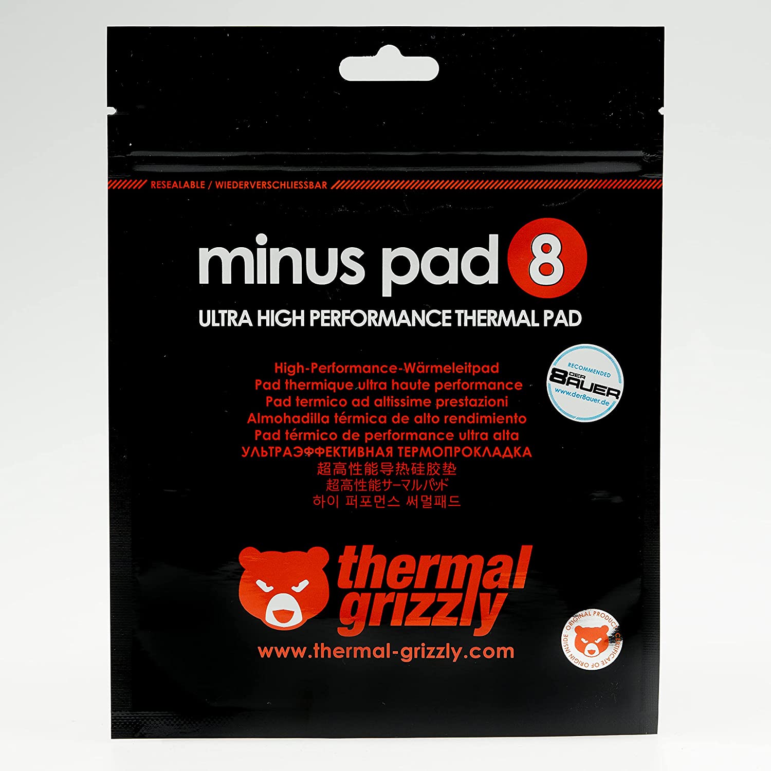 Thermal Grizzly Minus Pad 8 30 x 30 x 1.0 mm - image 3