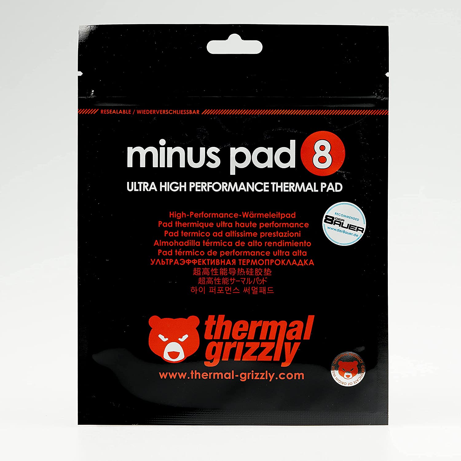 Thermal Grizzly Minus Pad 8 30 x 30 x 2.0 mm - image 3
