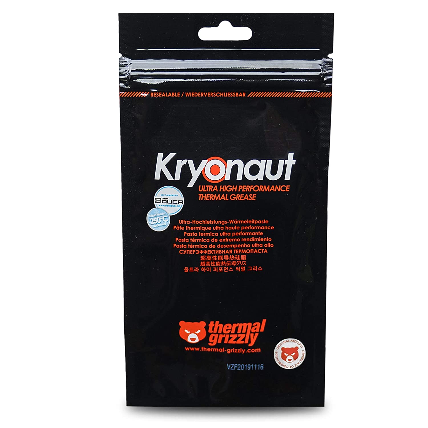 Thermal Grizzly Kryonaut High Performance Thermal Paste 11.1 Gm - image 2