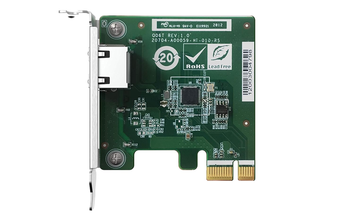 QNAP QXG-2G1T-I225 Single Port 2.5GbE 4-Speed Network Card - image 2