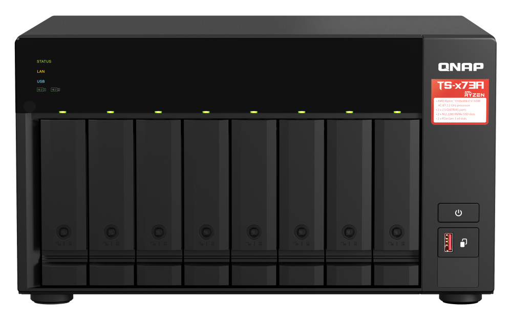 Qnap TS-873A-8G NAS - image 2