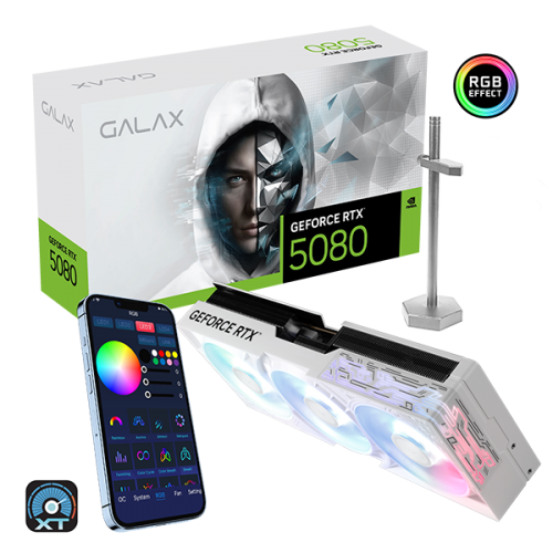 GALAX GeForce RTX 5080 1-Click OC White 16GB GDDR7 GPU - image 6