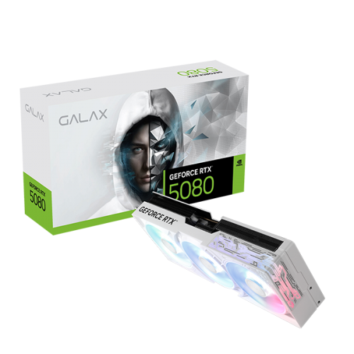 GALAX GeForce RTX 5080 1-Click OC White 16GB GDDR7 GPU - image 7