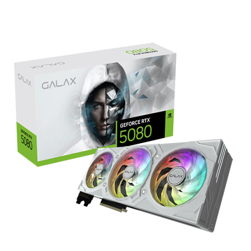 GALAX GeForce RTX 5080 EX Gamer 1-Click OC White 16GB GDDR7 GPU - image 7