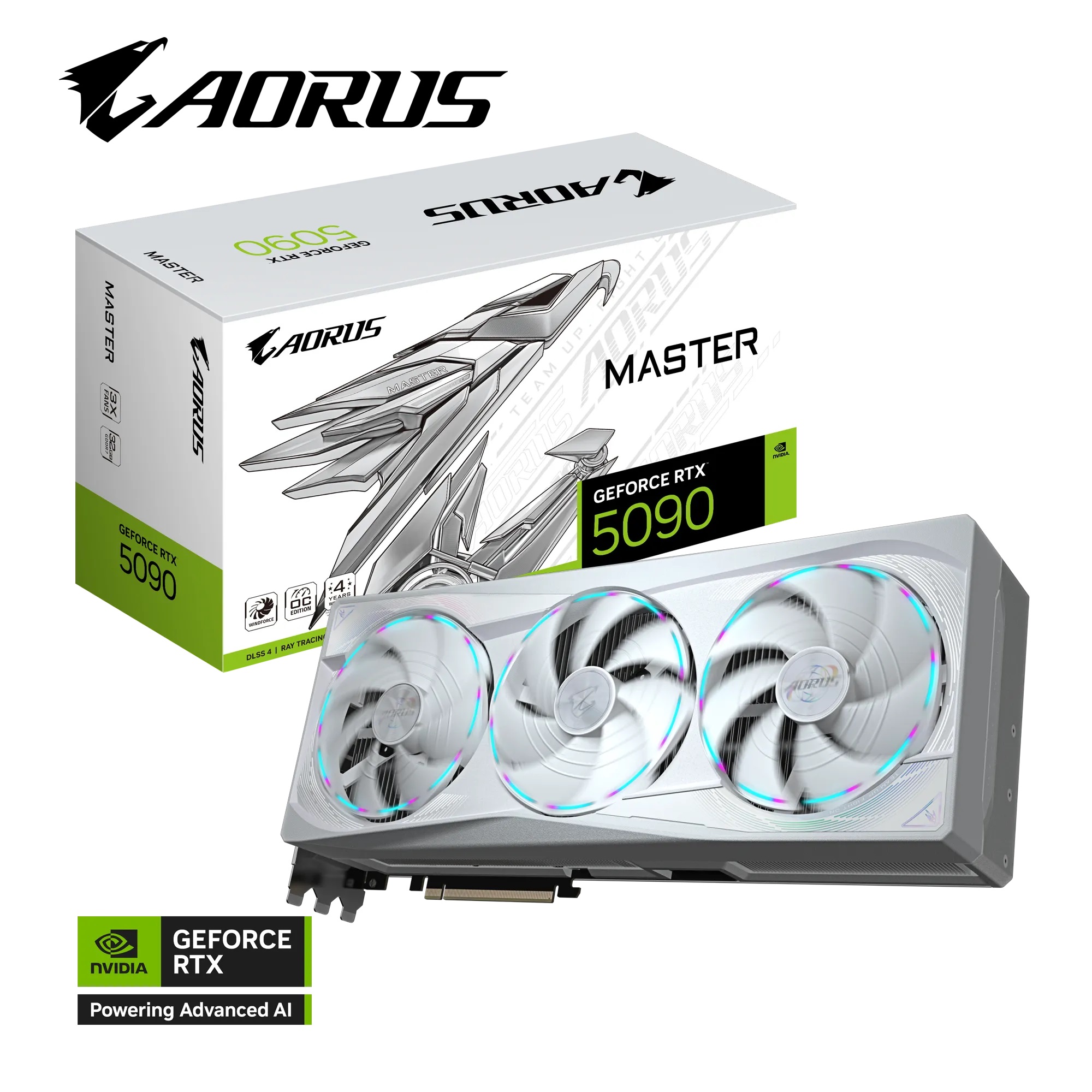 Gigabyte AORUS GeForce RTX 5090 MASTER ICE 32G GDDR7 GPU - image 7