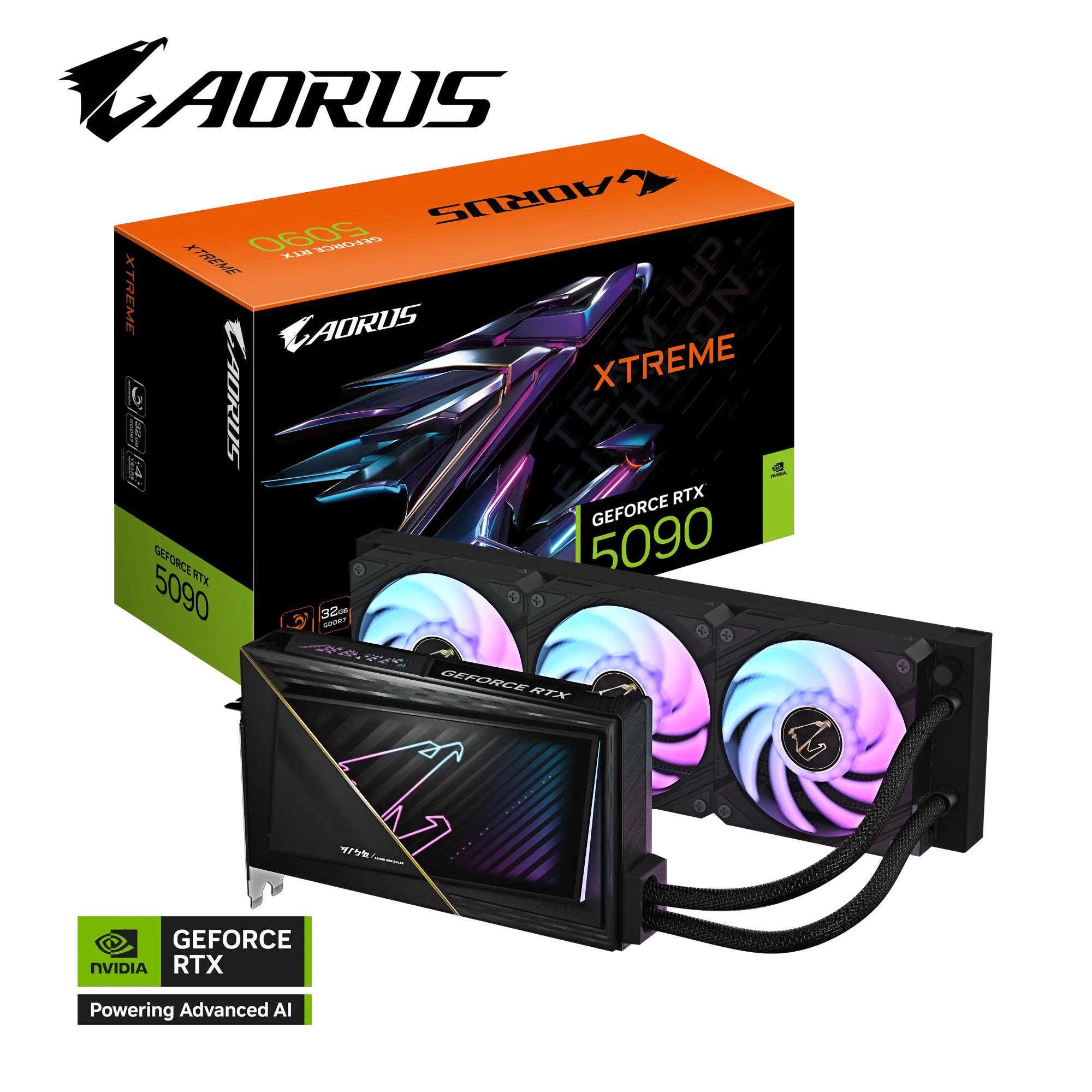 Gigabyte AORUS GeForce RTX 5090 XTREME WATERFORCE 32G GPU - image 7