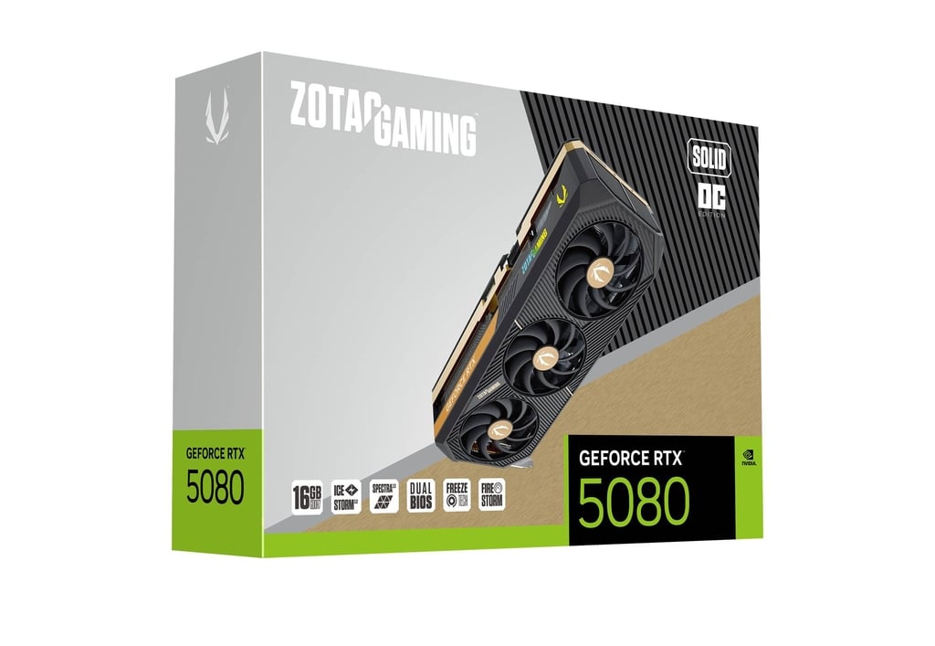 ZOTAC GeForce RTX 5080 SOLID OC 16GB GDDR7 GPU - image 8