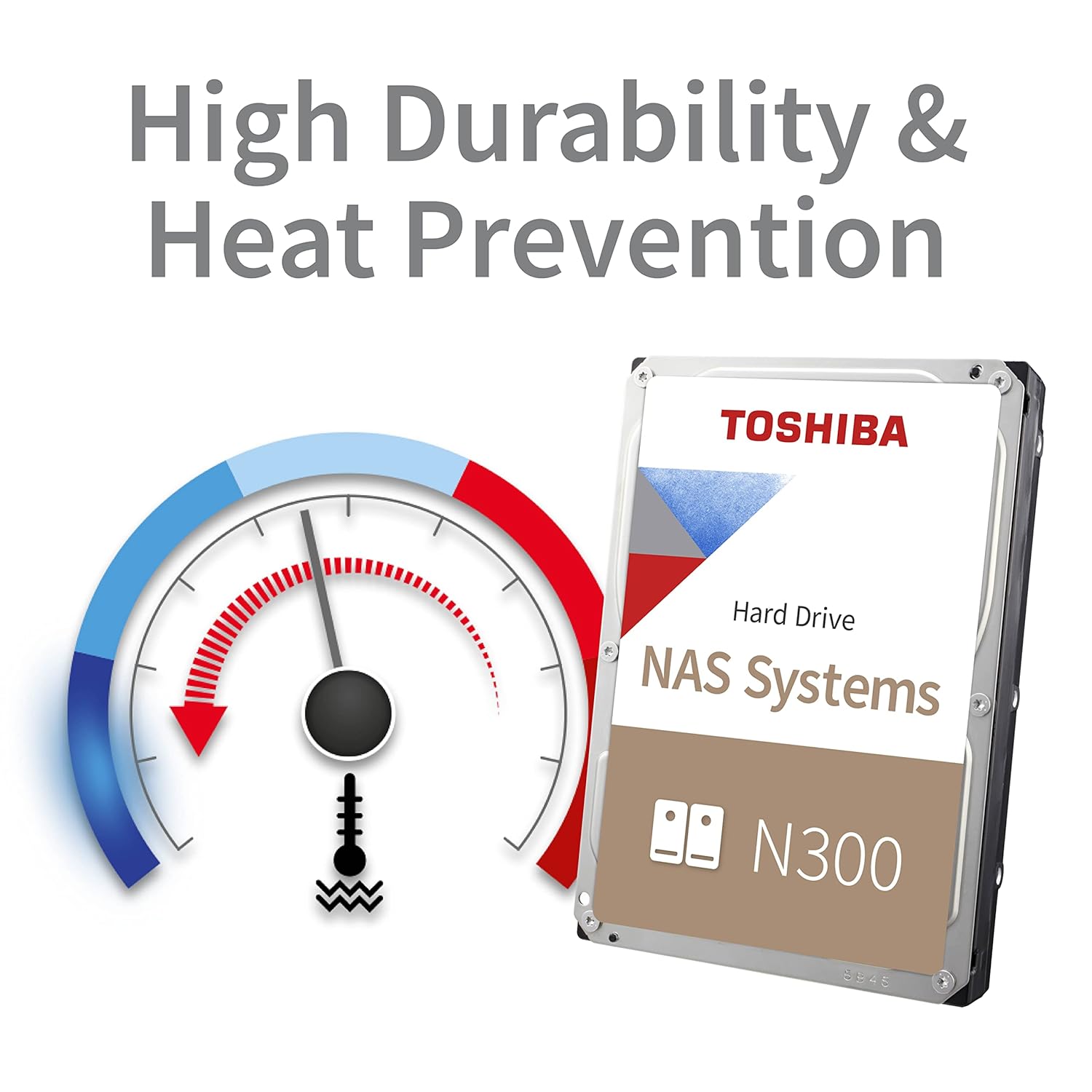 Toshiba N300 10TB NAS 3.5inch Internal SATA Hard Disk - image 4