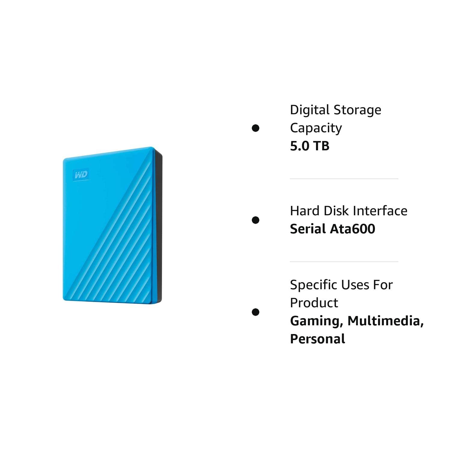 Western Digital My Passport 5TB Sky External HDD - image 6
