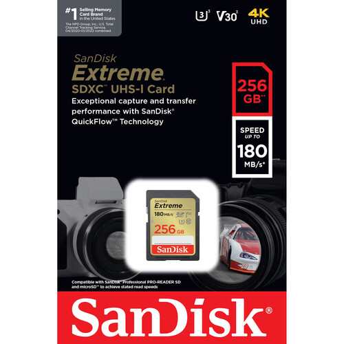 SanDisk Extreme SD UHS-I 256GB Memory Card - image 3