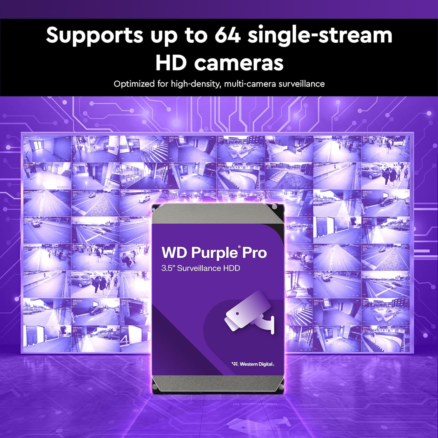 Western Digital WD Purple Pro 24TB Surveillance Hard Drive WD241PURP - image 5