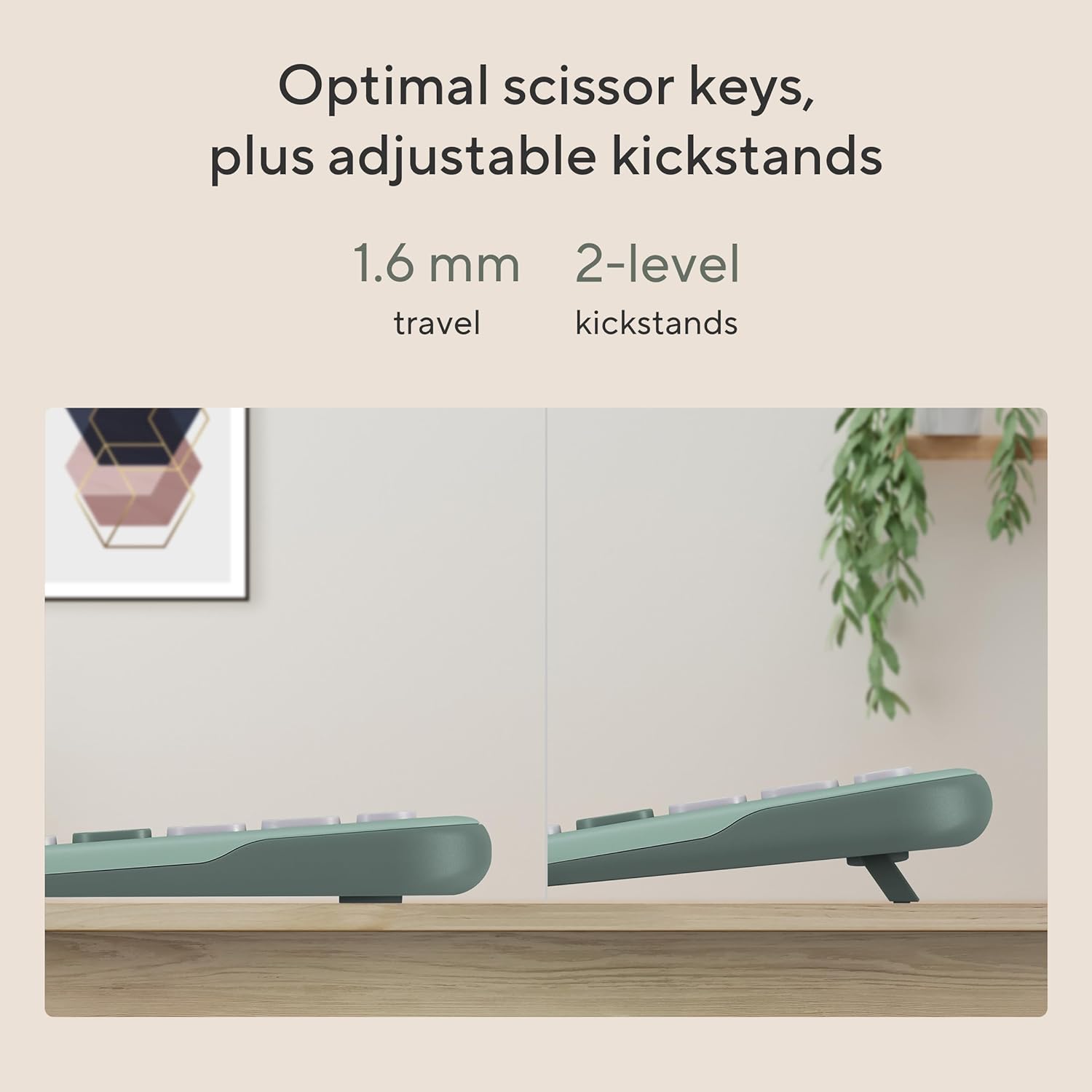 ASUS Marshmallow KW100 Green Tea Latte ultrathin wireless keyboard - image 5