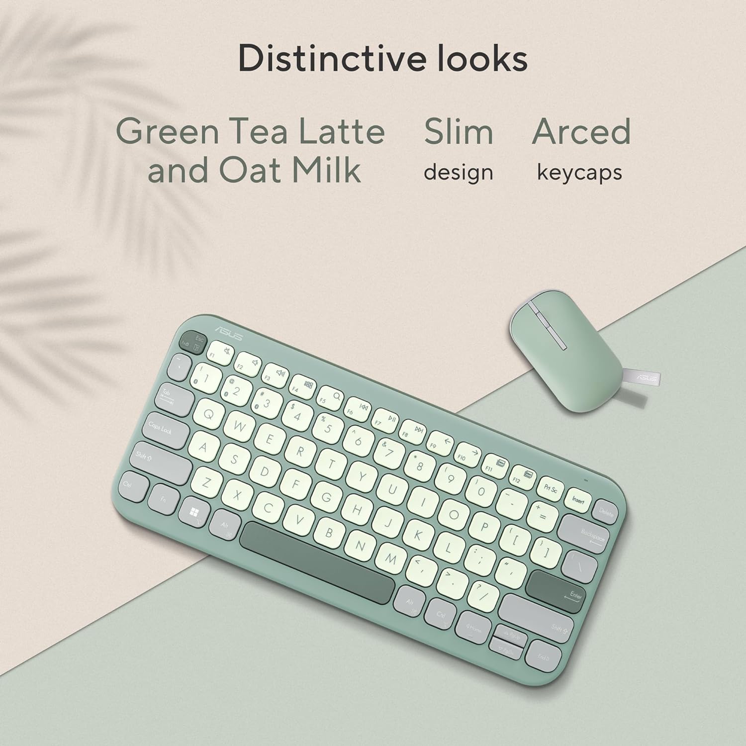 ASUS Marshmallow KW100 Green Tea Latte ultrathin wireless keyboard - image 6