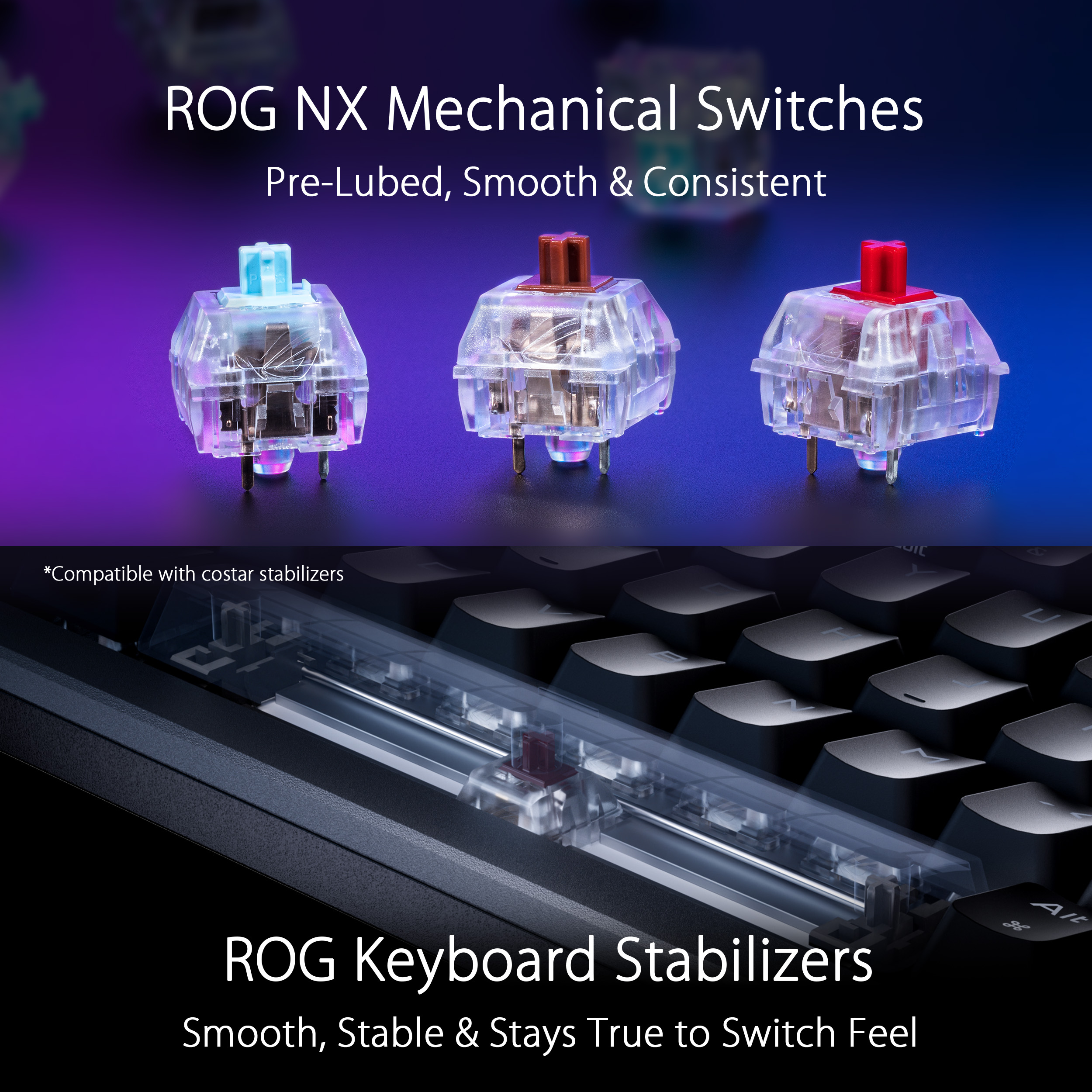 ASUS ROG Azoth Black Wireless NX RED Mechanical Gaming Keyboard - image 5