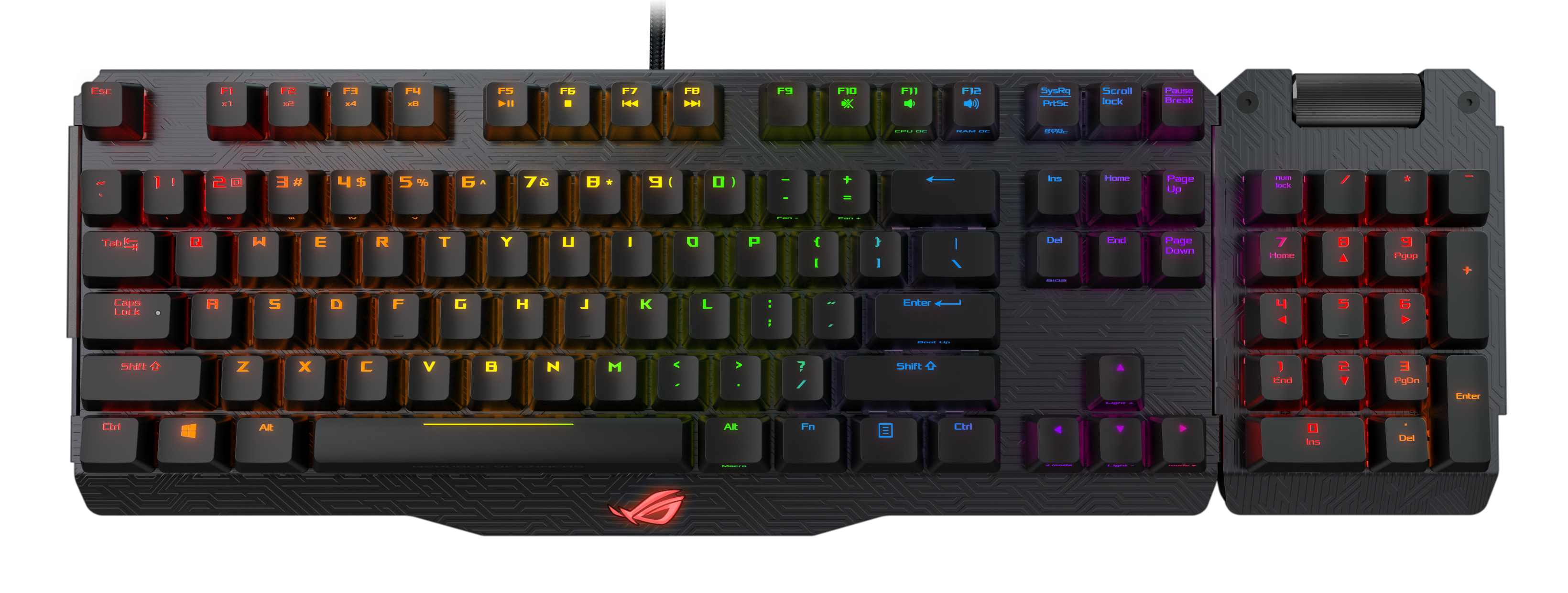 ASUS ROG Claymore Cherry MX RGB RED Mechanical Keyboard - image 2