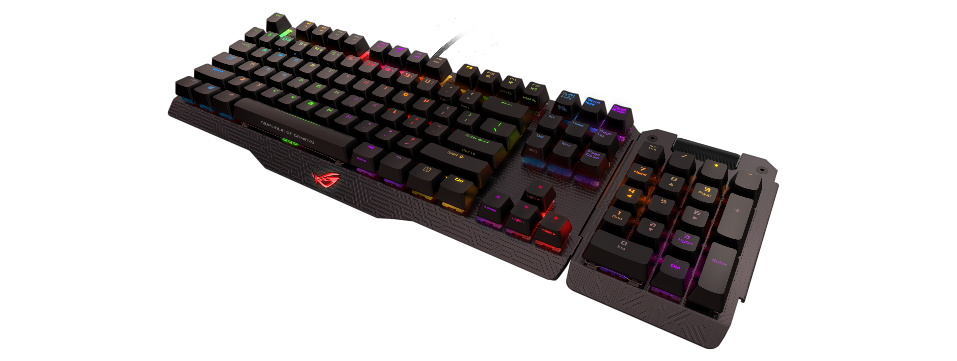 ASUS ROG Claymore Cherry MX RGB RED Mechanical Keyboard - image 3