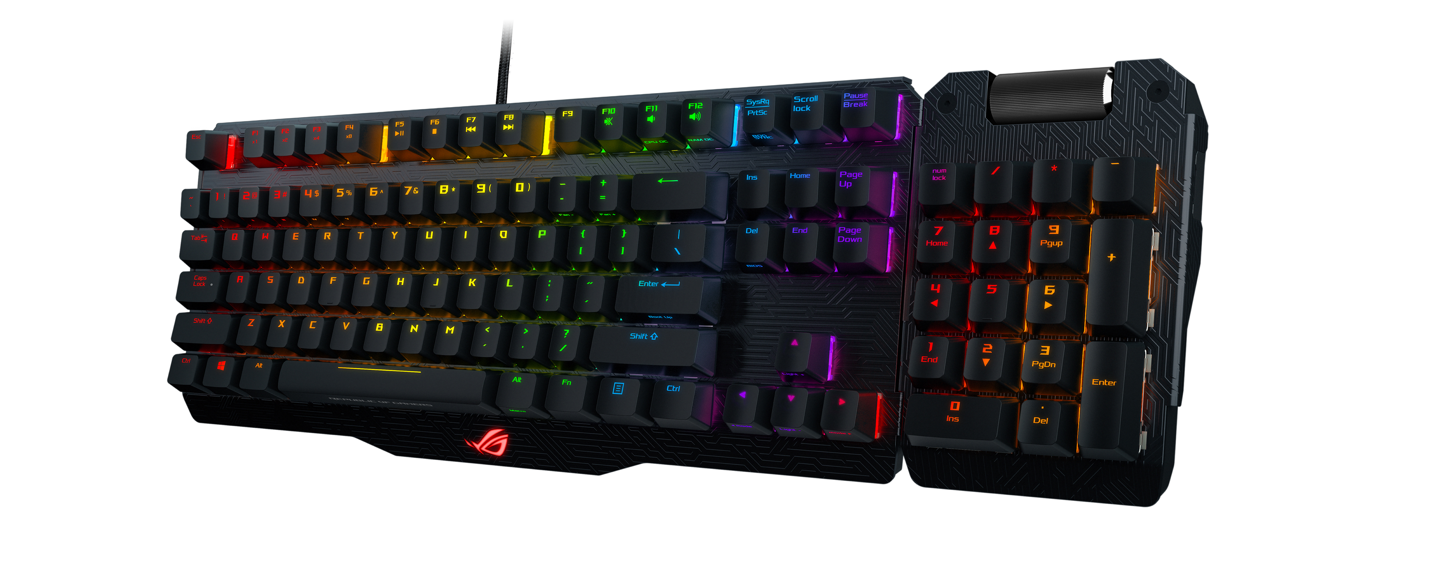ASUS ROG Claymore Cherry MX RGB RED Mechanical Keyboard - image 4
